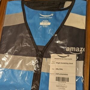 NEW 2X 3X Amazon Vest 2XL 3XL Flex Delivery Driver Safety Vest New